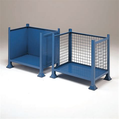 metal pallet boxes|metal pallets solid top.